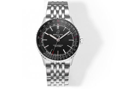 BREITLING Watch Bands Navitimer Automatic 41mm Black Dial Steel Super Clone Watch